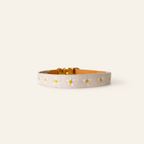 Daisy Dog Collar - Beige