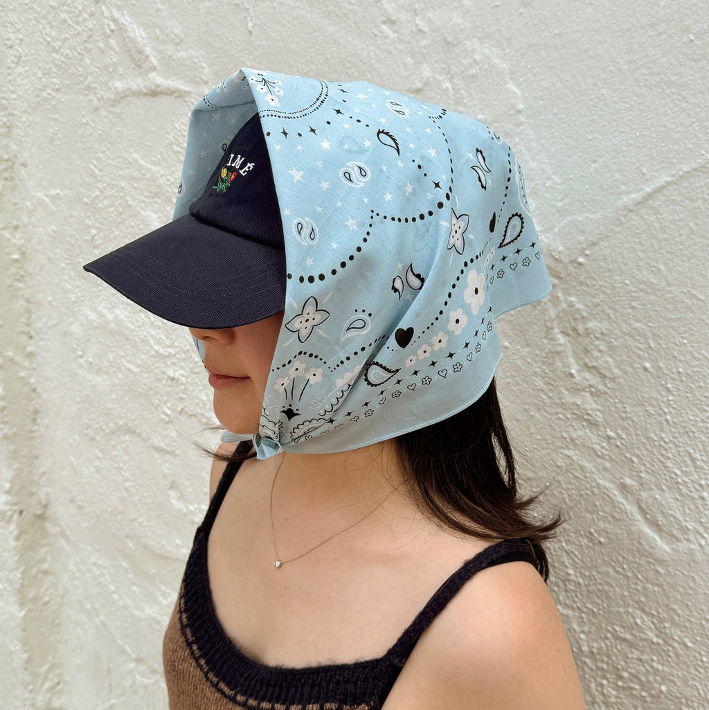 Paisley Bandana - Blue