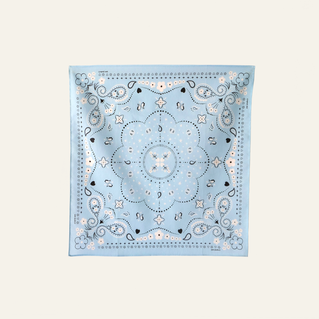 Paisley Bandana - Blue